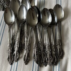 Vintage‎ Japan Stainless Steel Flatware 44 pieces mid century